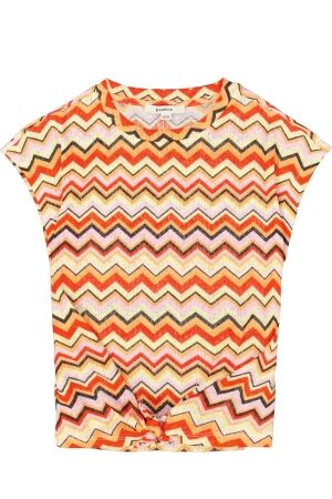Garcia Meisjes t-shirt 6095-manderinred