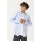 Garcia overhemden 2034-stripeblue C53620