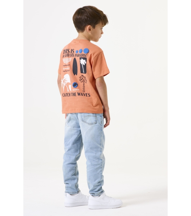 Garcia shirts 4924-orangepeel D55403