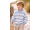 Two You Label truien Sky Blue/White SS25-10