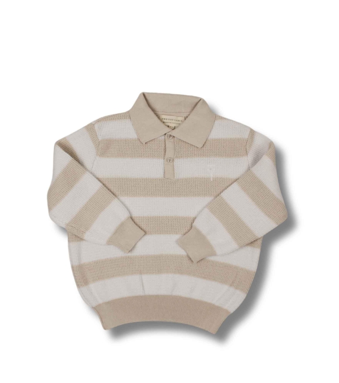 Two You Label truien Beach/White SS25-10