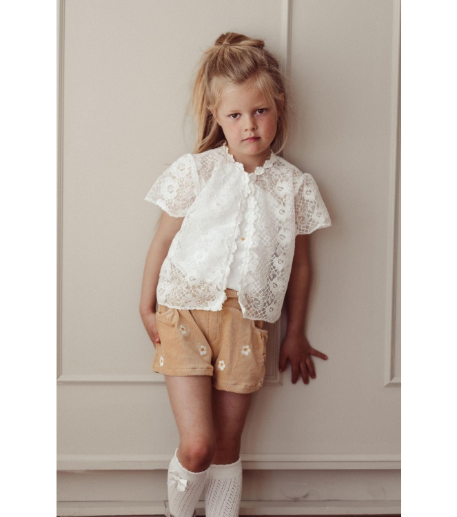 Two You Label vesten Off White Lace SS25-29