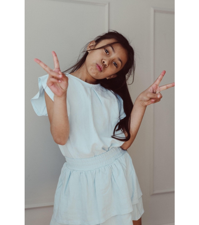 Two You Label blouses Sky Blue SS25-48