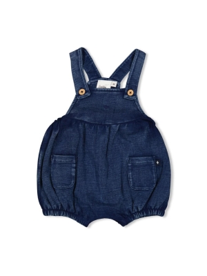 Feetje Tuinbroek kort denim - Summer Denims Indigo