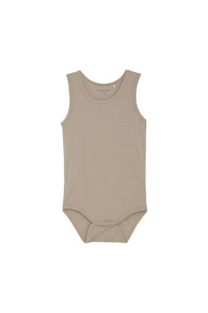 Minymo Romper mouwloos 256 Simply Taupe