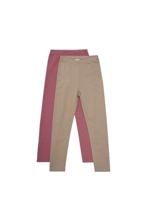 Minymo Sweat Legging (2-pack) 4640 Apple Butter