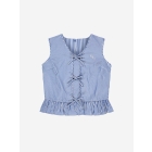 Nik&Nik blouses 7108 Azure Blue/Off White G 8-511 2503