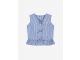 Nik&Nik blouses 7108 Azure Blue/Off White G 8-511 2503