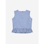 Nik&Nik blouses 7108 Azure Blue/Off White G 8-511 2503