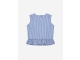 Nik&Nik blouses 7108 Azure Blue/Off White G 8-511 2503