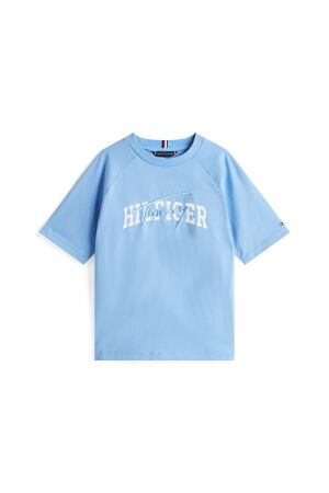 Tommy Hilfiger TH Mixed Graphic T-Shirt C14 Cloudy Blue