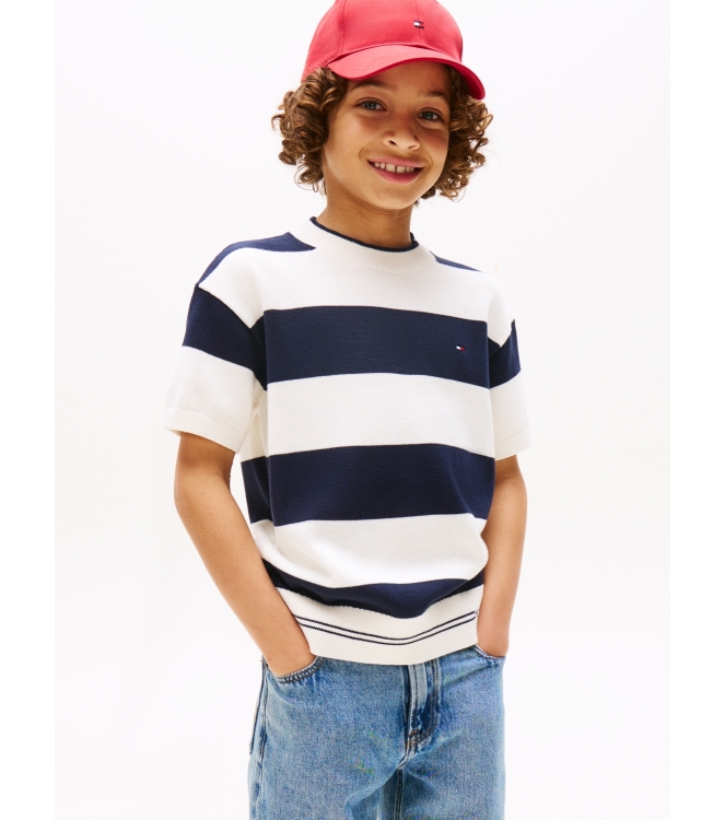 Tommy Hilfiger shirts C1G Dark Night Navy Stripes KB0KB09809