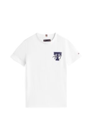 Tommy Hilfiger Varsity Graphic T-Shirt YBR White