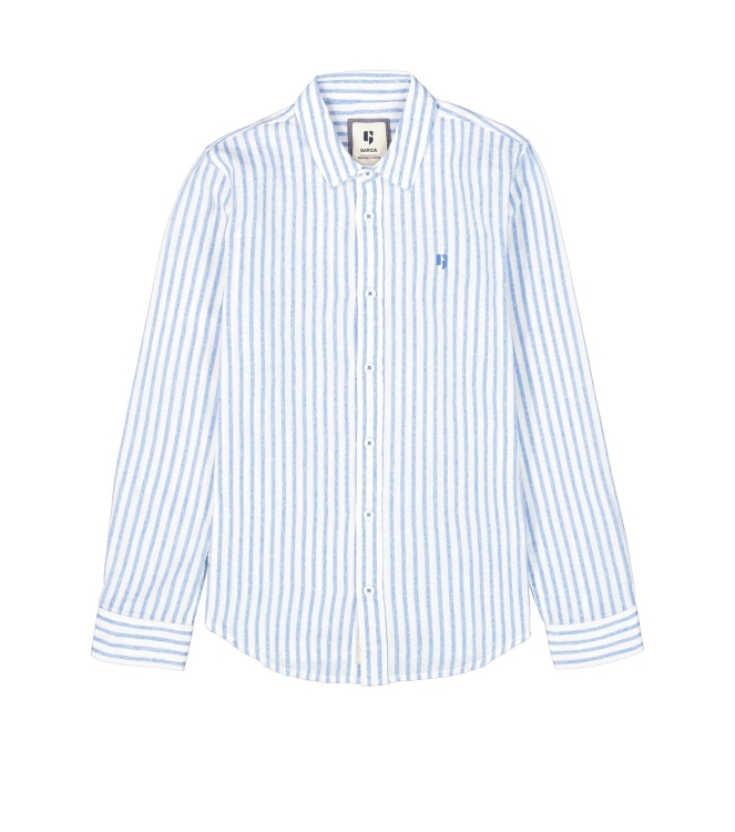 Garcia overhemden 2034-stripeblue C53620