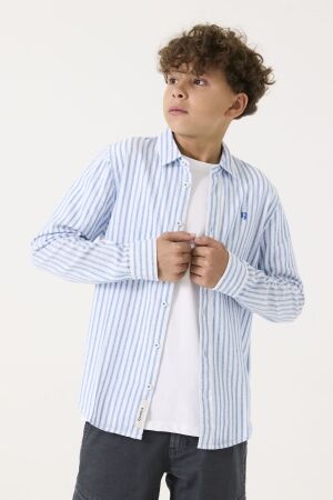 Garcia overhemden 2034-stripeblue C53620