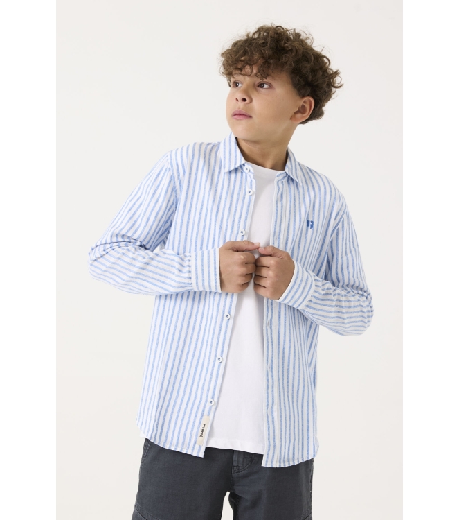 Garcia overhemden 2034-stripeblue C53620