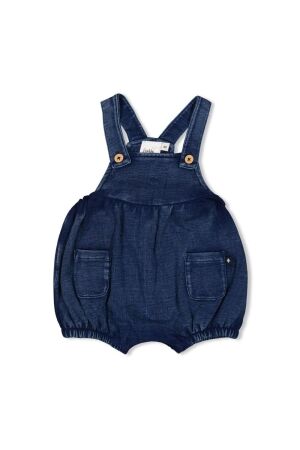 Feetje Tuinbroek kort denim - Summer Denims Indigo