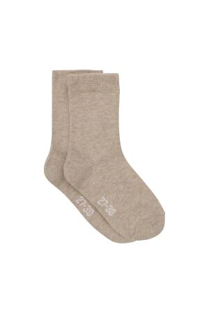 Minymo Enkelsokken (2-pack) 235 Silver Mink Melange