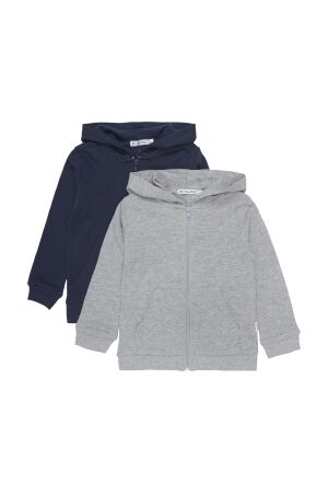 Minymo Sweatvest (2-pack) 131 Greymelange