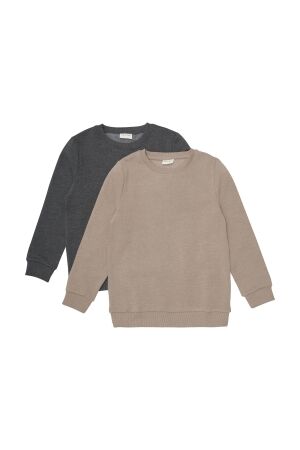 Minymo Sweatshirt (2-pack) 2563 Fossil
