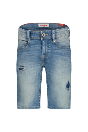 Vingino Curzio Damage short 166 Mid Blue Wash