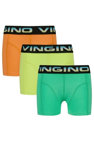 Vingino B-SO25 Solid 3-pack boxer 240 Opal Green