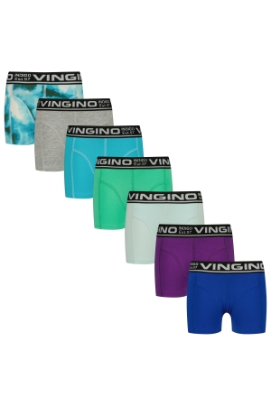 Vingino B-SO25 7 Week 7-pack boxer 1050 Maya Blue