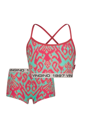 Vingino G-SO25-4 print set ondergoed set 1222 Sorbet pink