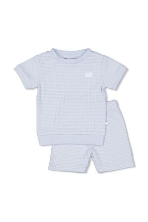 Feetje Shortama wafel - Summer Special Babyblue