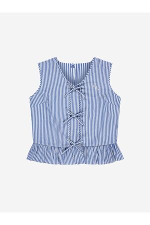 Nik&Nik Aava Top 7108 Azure Blue/Off White