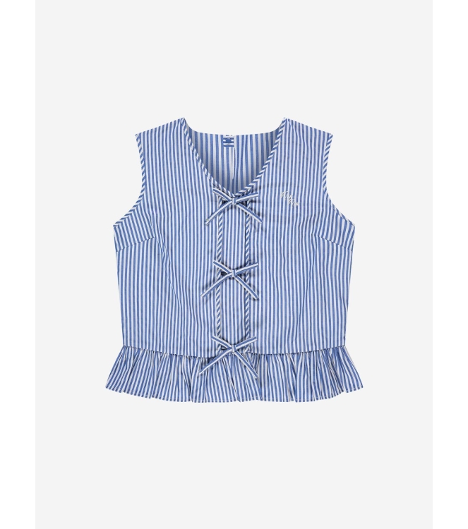 Nik&Nik blouses 7108 Azure Blue/Off White G 8-511 2503