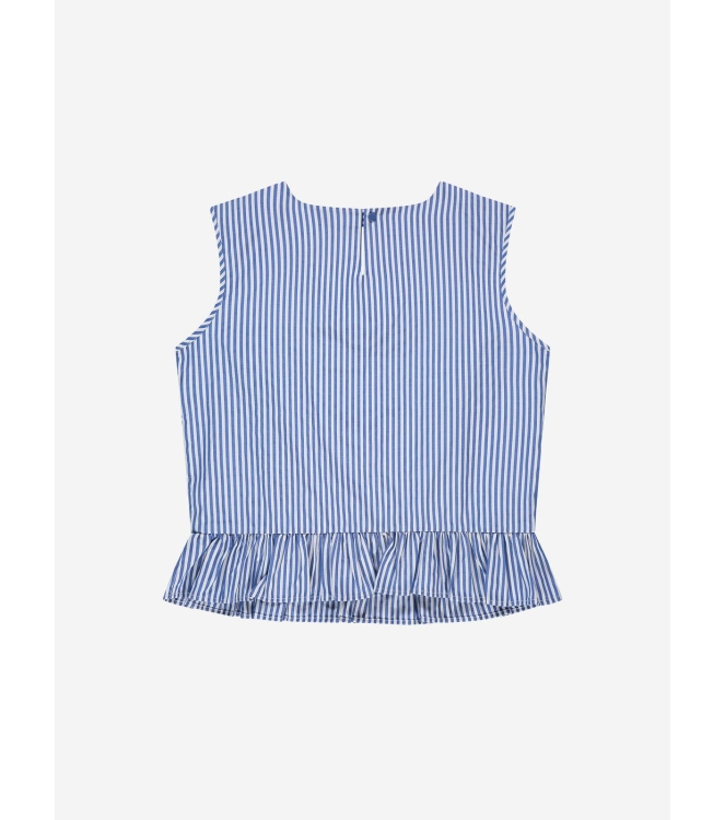 Nik&Nik blouses 7108 Azure Blue/Off White G 8-511 2503