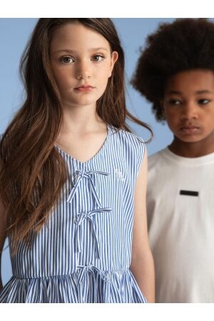 Nik&Nik blouses 7108 Azure Blue/Off White G 8-511 2503