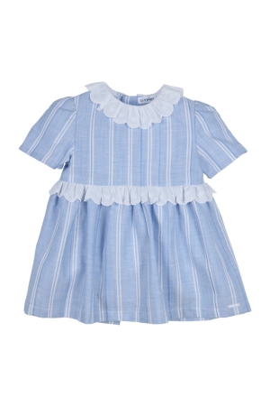 Gymp Gwenny Jurk LB-W Light Blue - White