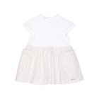 Gymp jurken Beige - White 470-4389-10