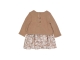 Gymp jurken BG-BR Beige - Brown 470-4740-10