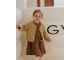 Gymp jurken BR-CM Brown - Camel 470-4751-10