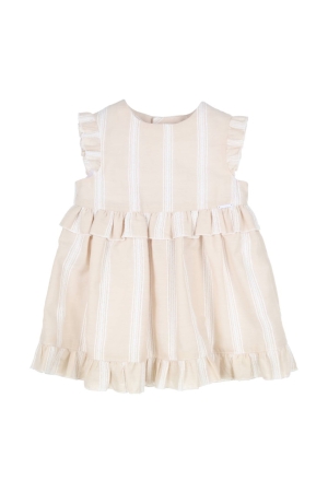 Gymp Romina Overgooier Beige - White