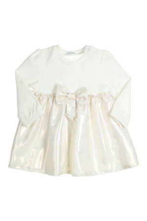 Gymp Franci Jurk OW-GD Off White - Gold