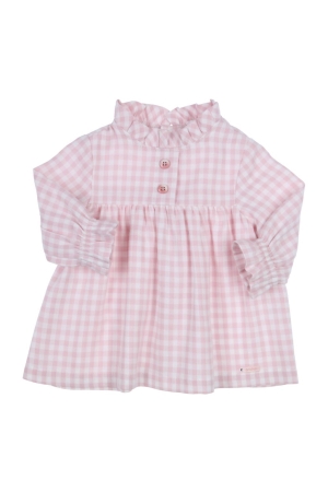 Gymp Alys Jurk LR-OW Light Pink - Off White
