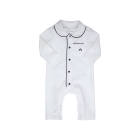 Gymp boxpakjes & rompers W-M White - Navy 480-4860-21