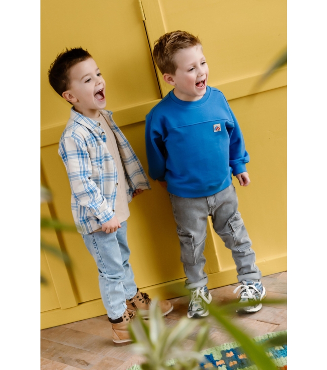 Daily7 truien & vesten 7992 Dusty Kobalt 920176