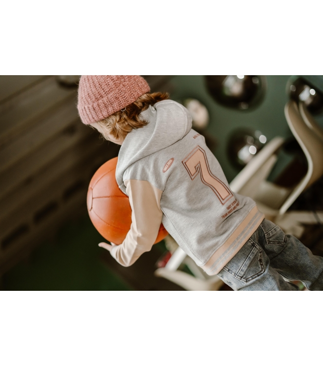 Daily7 truien & vesten 1220 Medium Grey Melange 920184