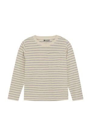 Daily7 T-shirt Small Stripe 1220 Medium Grey Melange