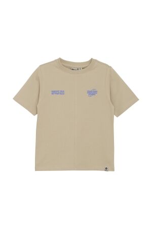 Daily7 T-shirt Print 2227 Latte Sand