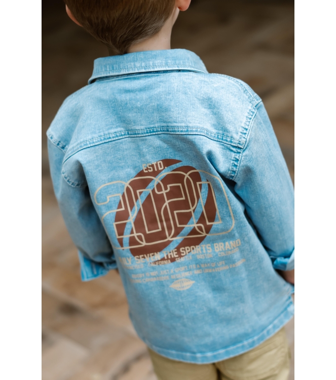 Daily7 overhemden 7460 Denim 920201