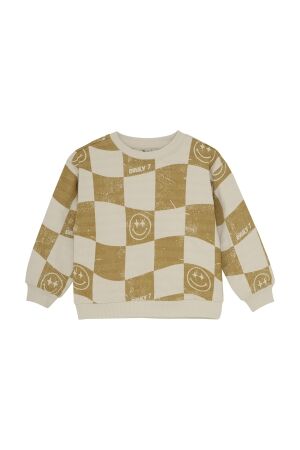 Daily7 Sweater Alloverprint 2020 Sandshell