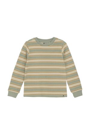 Daily7 T-shirt Stripe 3011 Light Chestnut