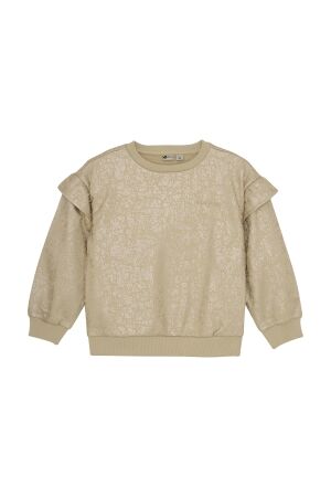 Daily7 Sweater Fancy Ruffle 2227 Latte Sand
