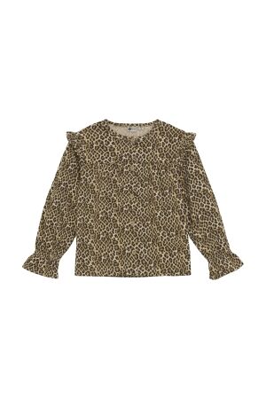 Daily7 Blouse Animal 2227 Latte Sand